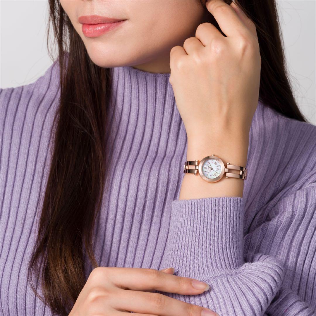 【SALE】シチズン wicca ウィッカ ハーフバングル ライラック 限定