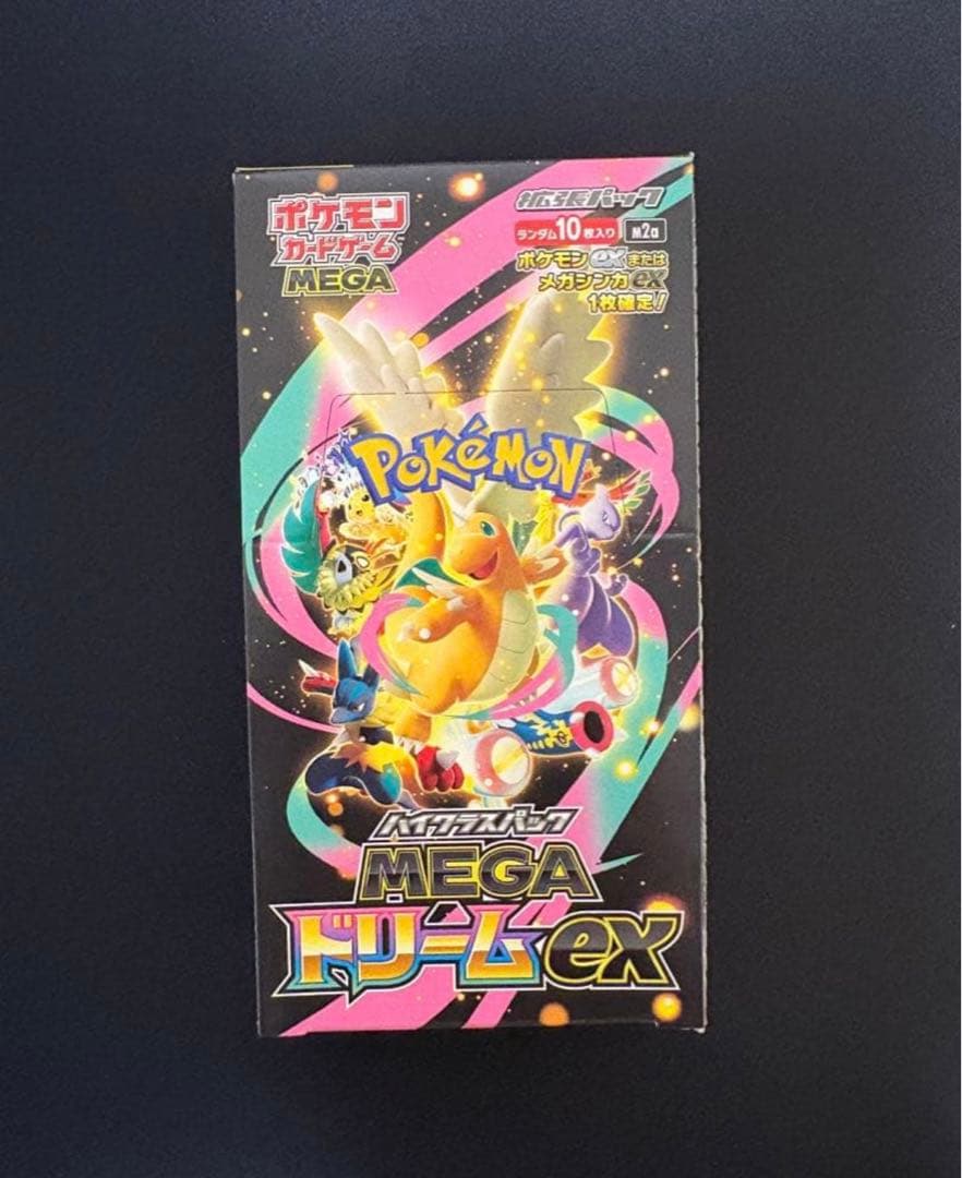 ポケモンカードゲーム MEGAドリームEX 1BOX シュリンクなしぺりぺりあり