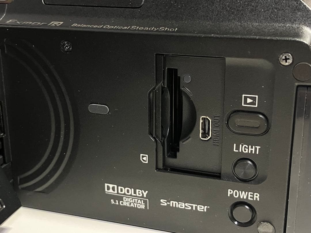 SONY ビデオカメラ HDR-CX630V 合皮剥がれ