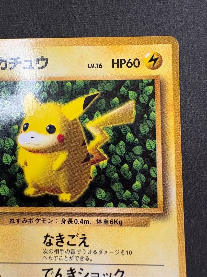旧裏 ピカチュウ 光沢あり コロコロ プロモカード エラー