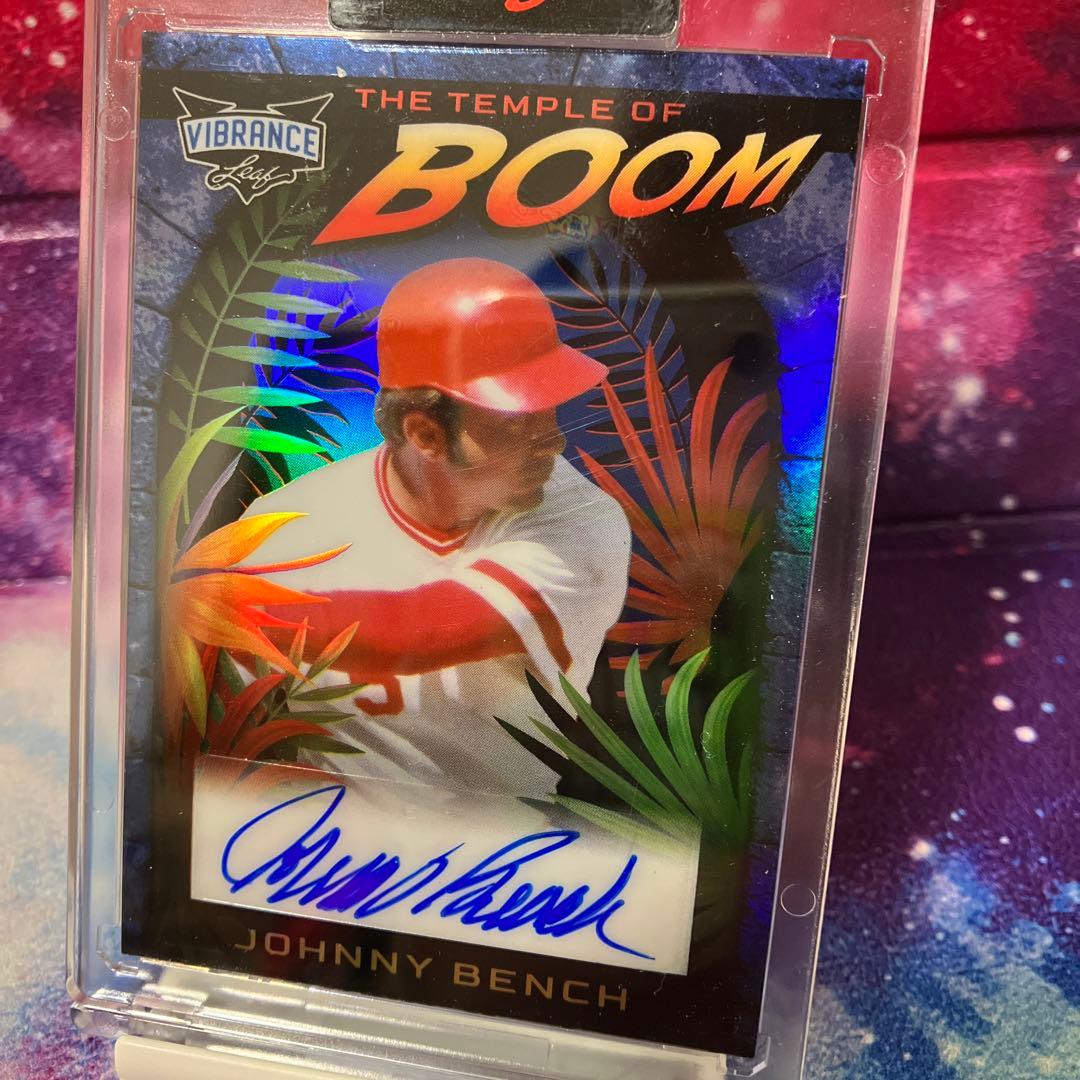 [12シリ]johnny bench auto mlb