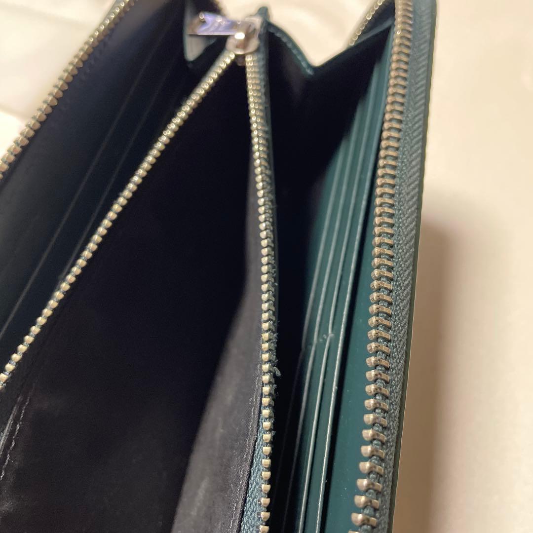 ☆ポールスミス☆マーケトリーミックス　ラウンドファスナー　長財布　グリーン