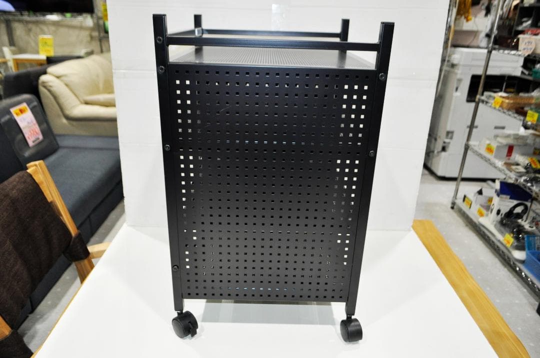 【中古品】Bauhütte （バウヒュッテ）ゲーム機収納ラック 4段 ブラック