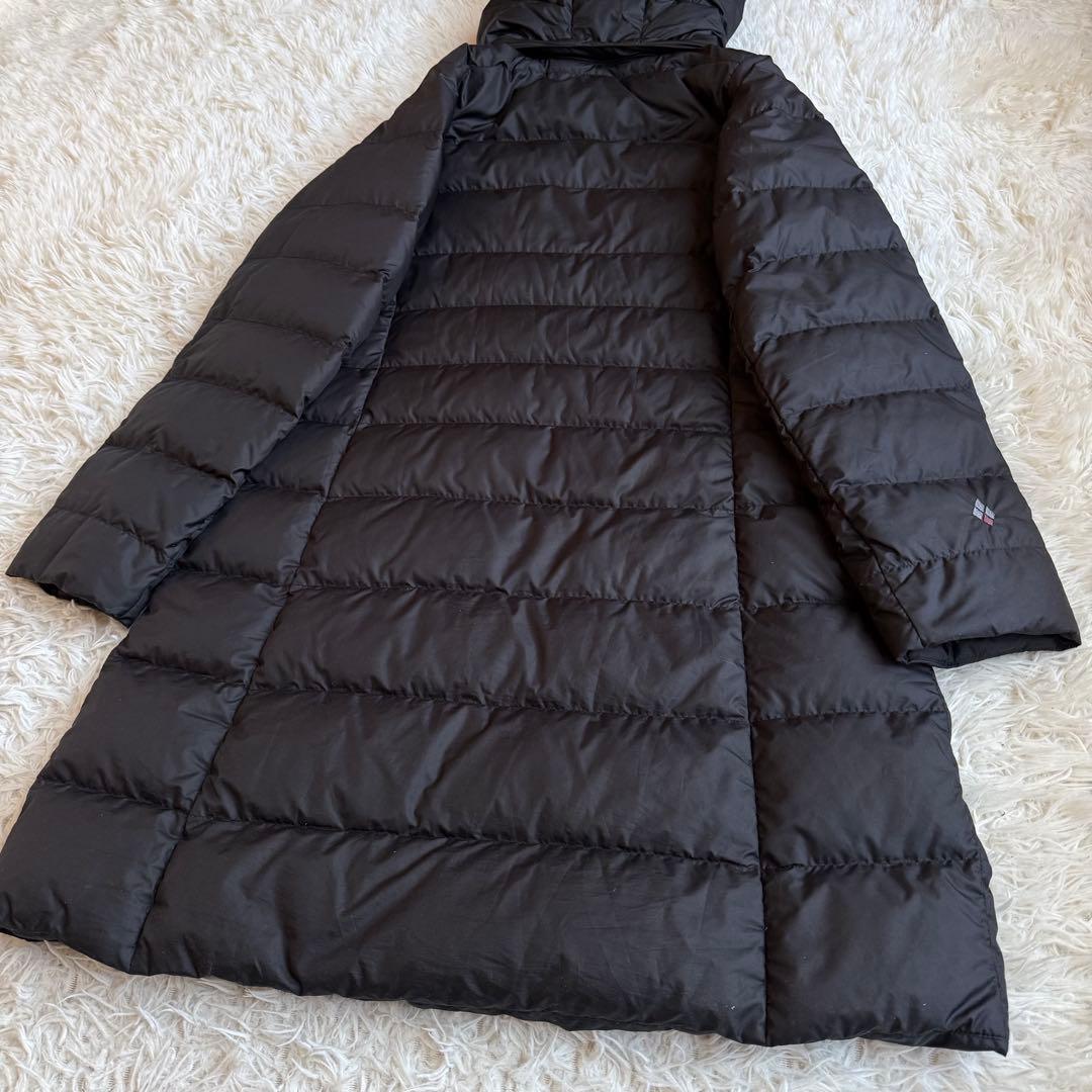 mont-bell モンベル トラベルダウン ロングコート Lサイズ 黒 旅行