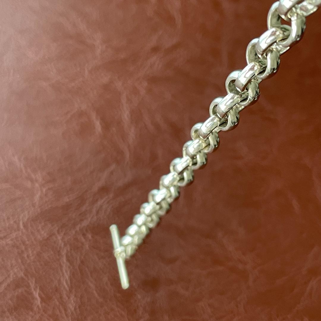 ヴィンテージ ブレスレット メンズ メキシコ製 シルバー925 ロロチェーン