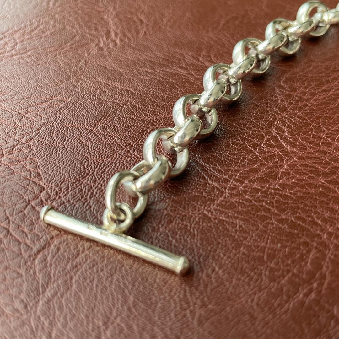ヴィンテージ ブレスレット メンズ メキシコ製 シルバー925 ロロチェーン