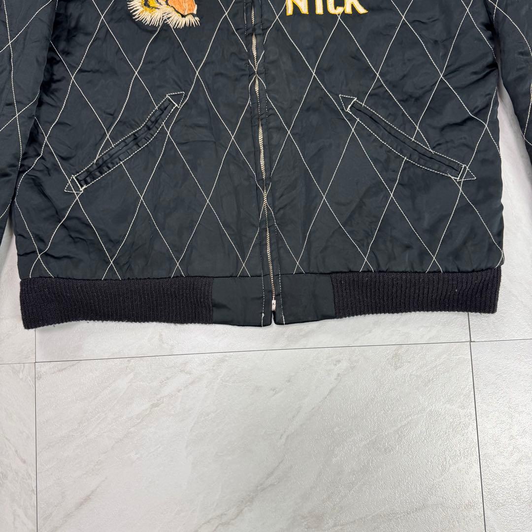 港商 テーラー東洋 別珍 リバーシブル スカジャン 硫黄島 中サイズ