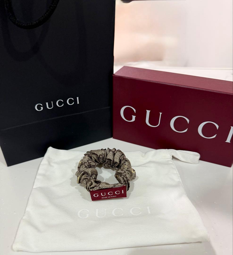 GUCCI シュシュ ベージュ 新品未使用