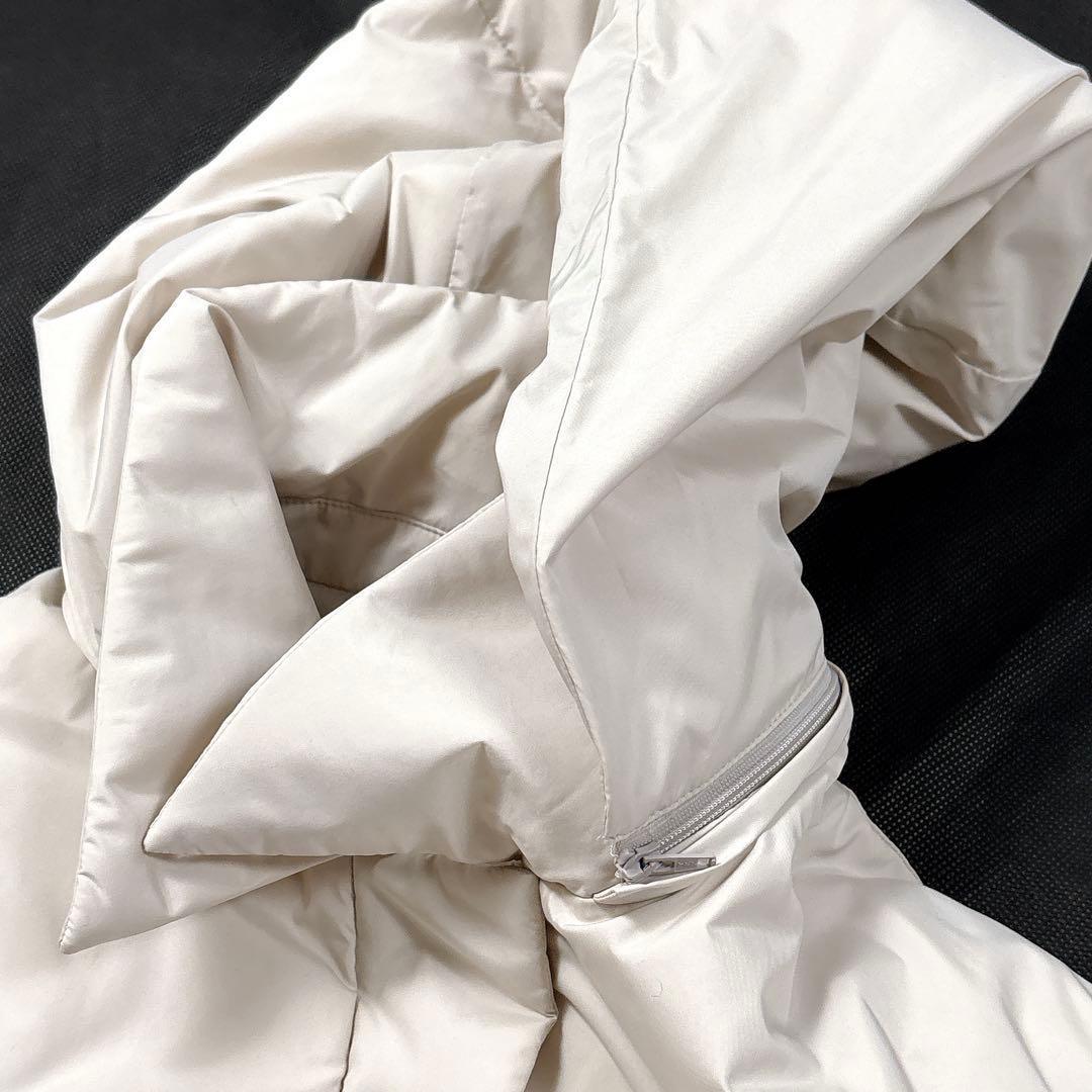 ICB ADSダウンステンカラーコート ベルト付き 軽量 オンワード樫山