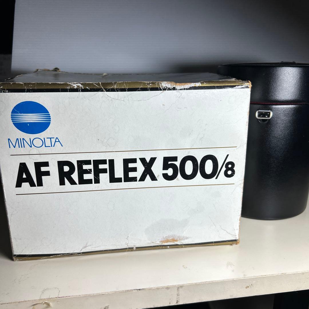 MINOLTA AF REFLEX 500/8レンズ+割れAF28-135無料
