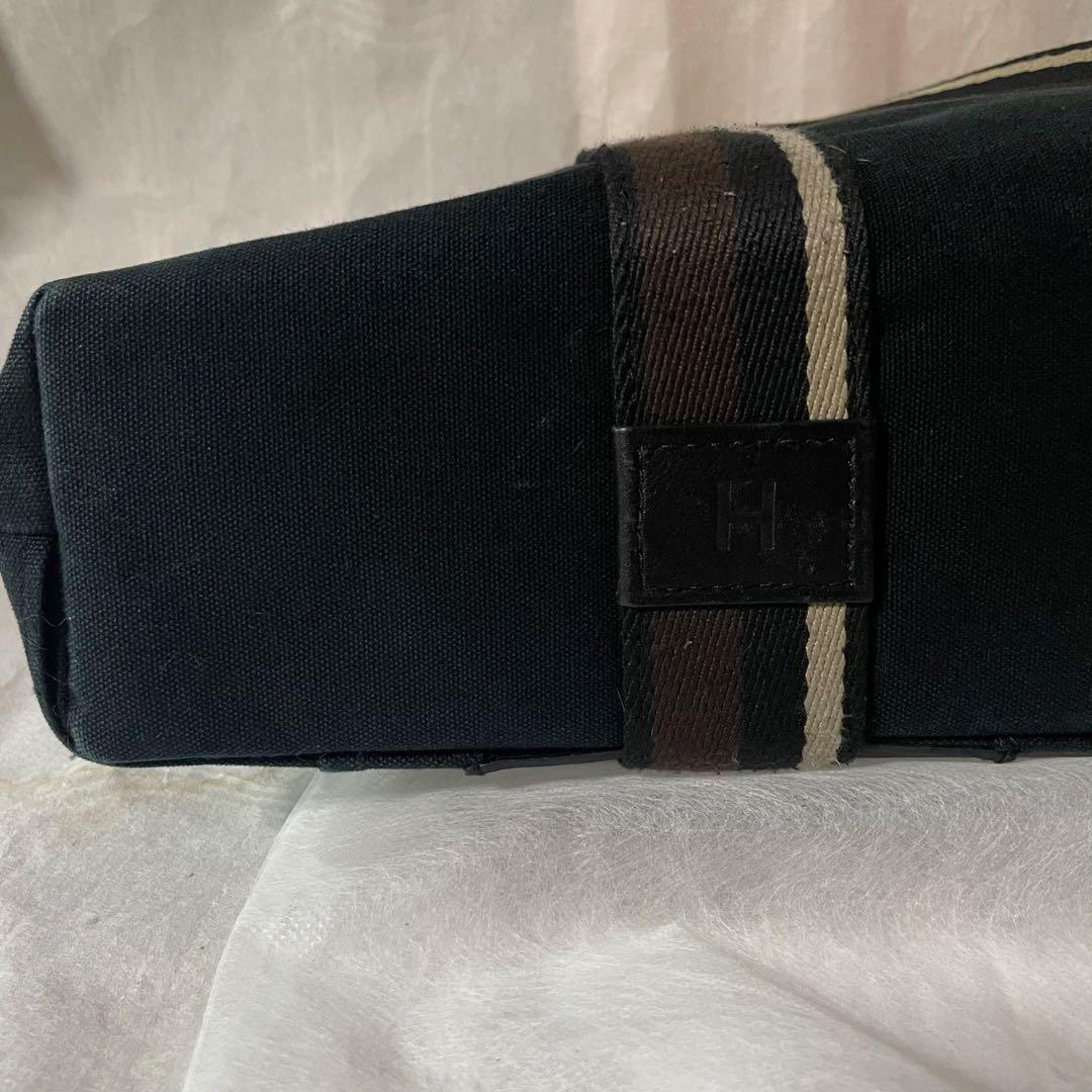 HERMES エルメス トロカホリゾンタルMM キャンバス トートバッグ