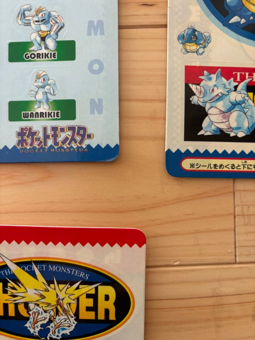 ポケモン　ジャンボシールダス　カードダス　5枚セット【写真要確認】
