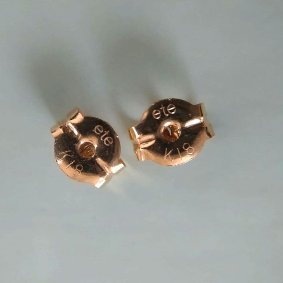 【美品】ete エテ　K10YG ワイヤー ピアス K18