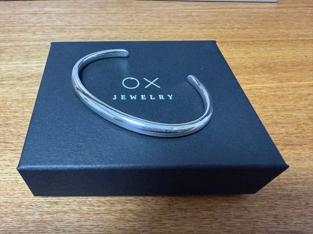 アクセサリー MB OX JEWELRY Silver Curve Bangle