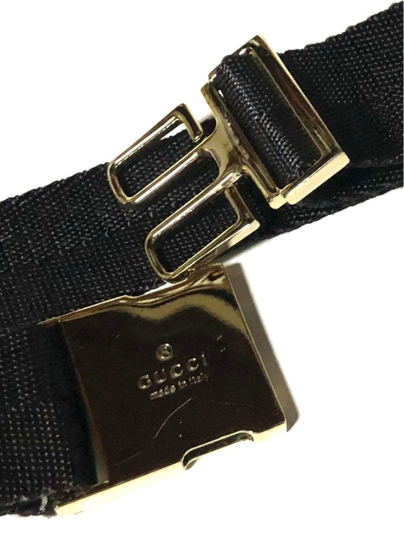 美品未使用GUCCI ☆GGシマレーザーパターン ☆ウエストポーチ