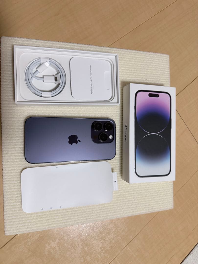 iPhone 14 Pro 256GB ディープパープル 小傷あり 本体