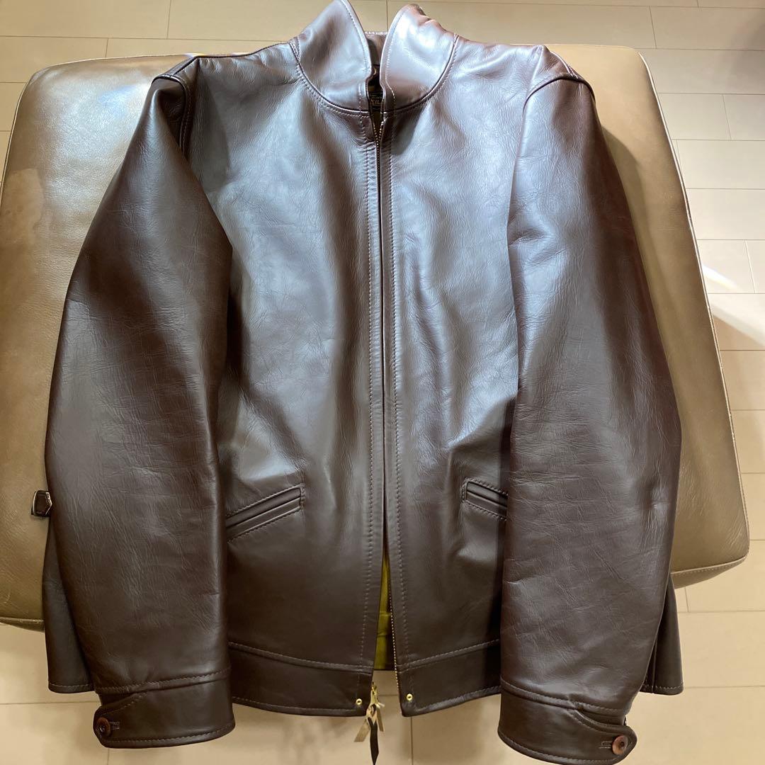 ORGUEIL Cossack Jacket ブラウン（ホースハイド）