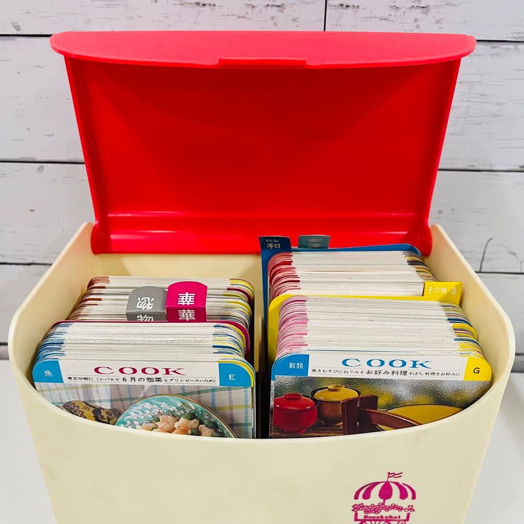 K1644 【レトロ】千趣会　お料理カード 2種類セット