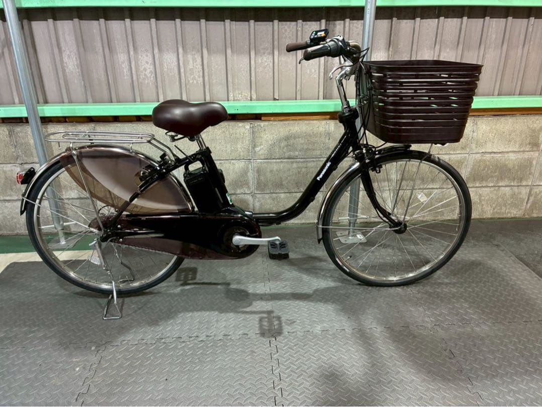 №8676 電動自転車パナソニック　ビビDX 24インチ ブラック　✨美品✨