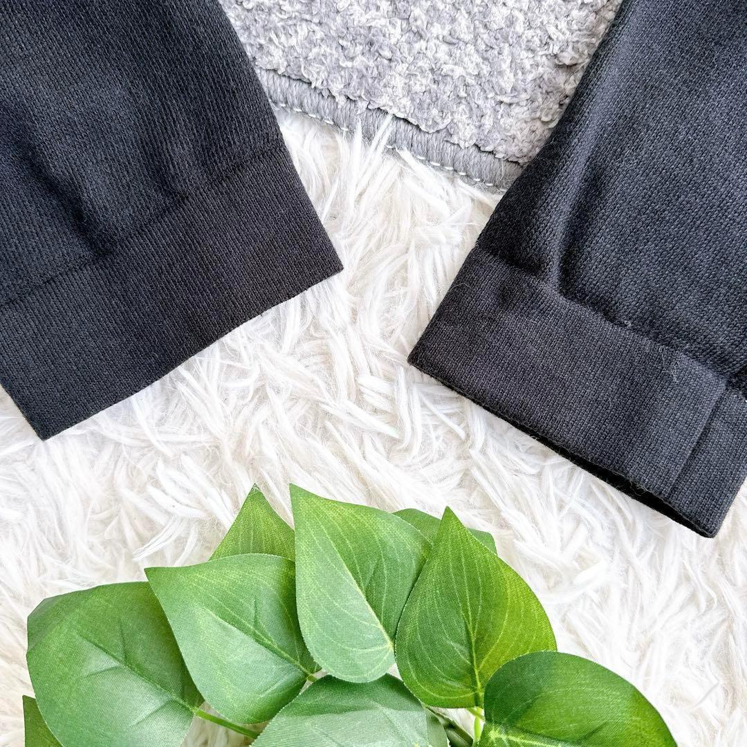 オールド エルメス ニット　シャツ　切替　異素材　スカーフ柄　シルク　カシミヤ