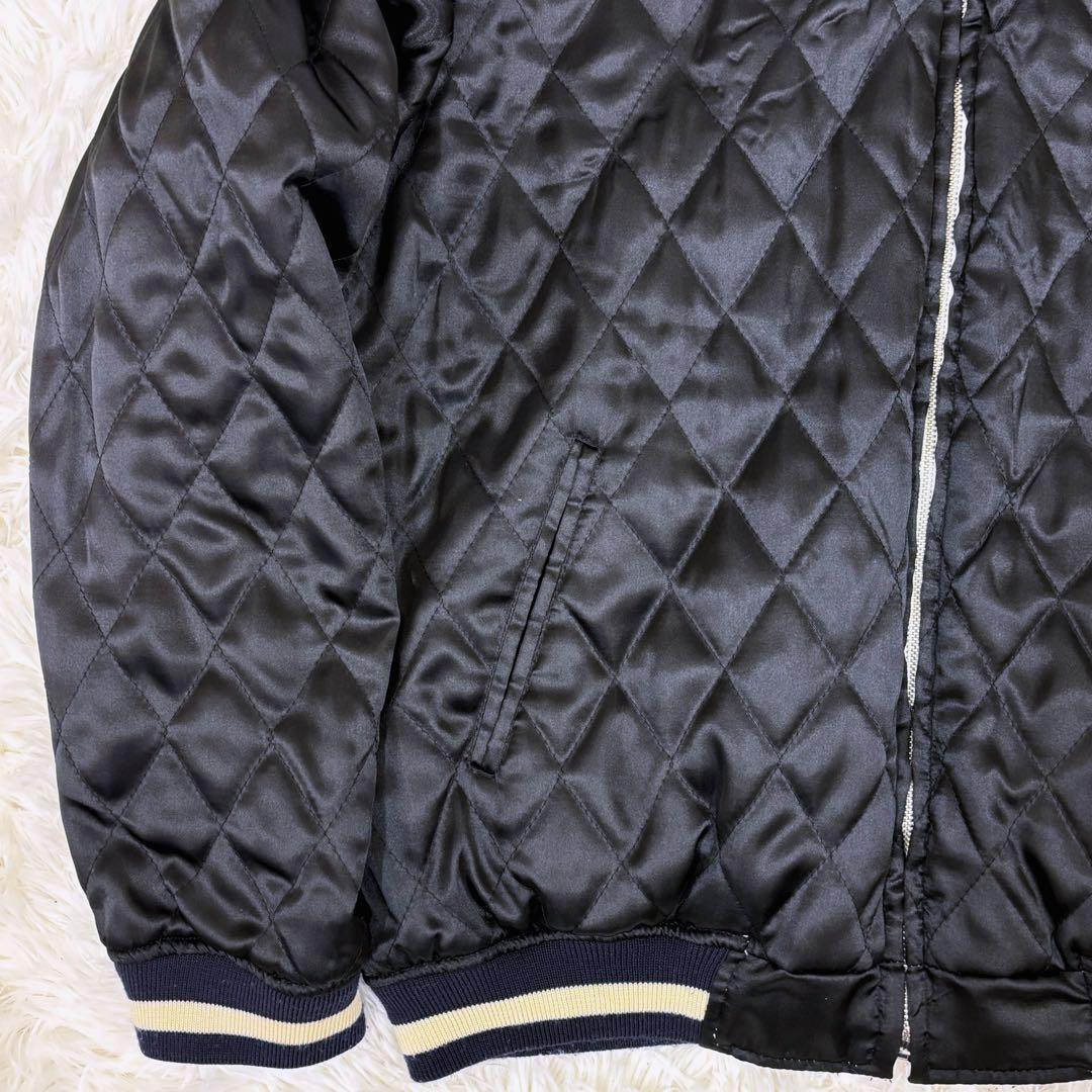 希少　PEAK'D YELLOW リバーシブル スカジャン　ピークドイエロー