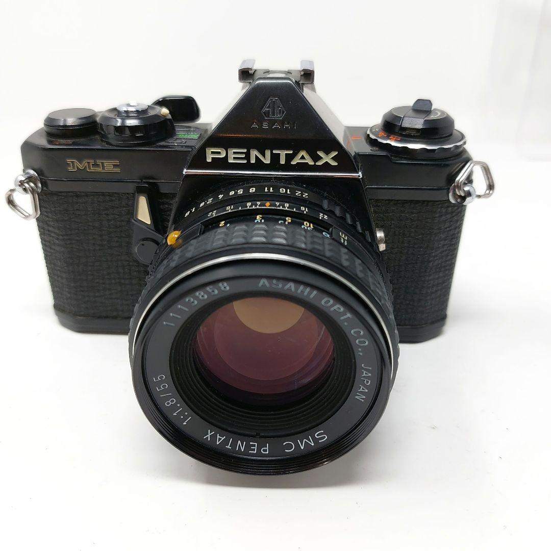 【完動品】美品 PENTAX ME ブラックボディ レンズ PLフィルター付