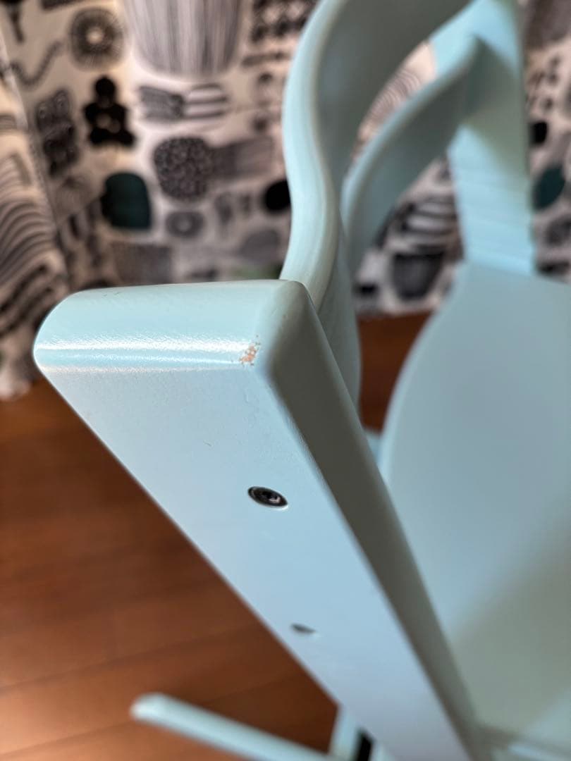 ストッケ　トリップトラップ　ベビーチェア　アクアブルー