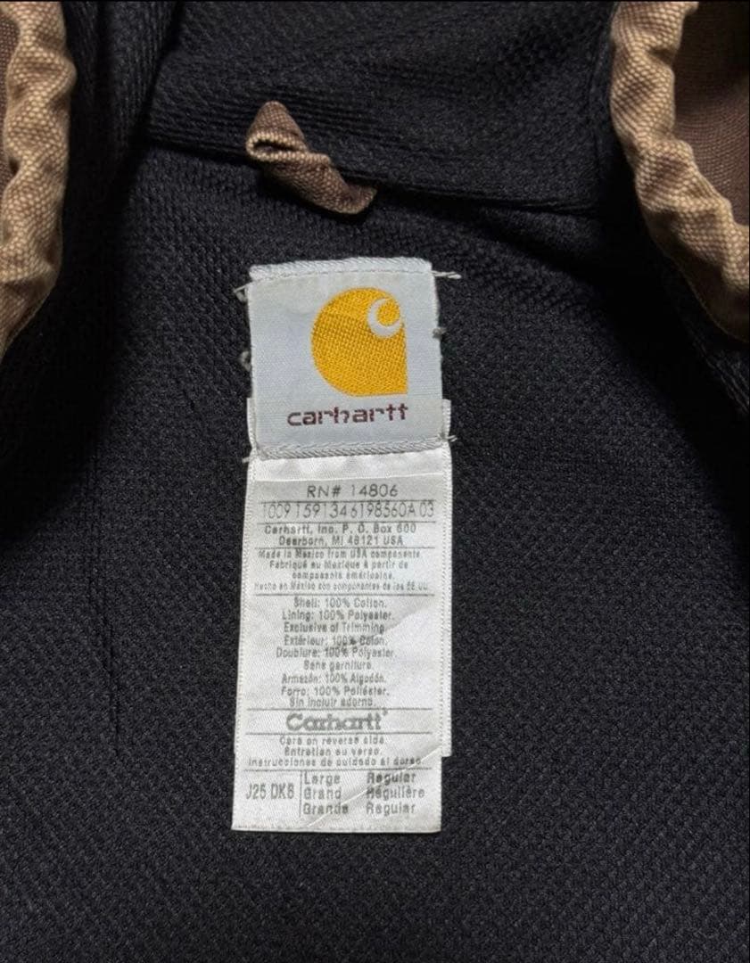 フェードCarhartt アクティブジャケット J25 DKB