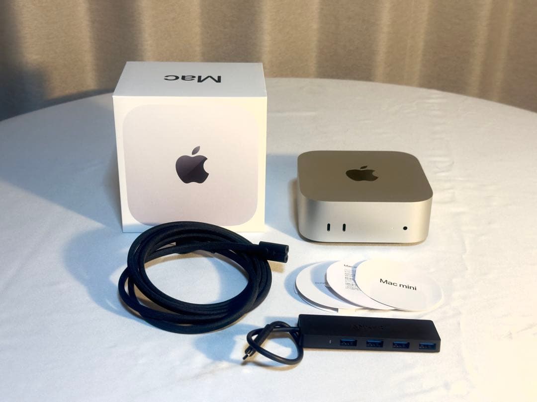 【最新】M4 Mac mini 16GB/256GB おまけ付き！