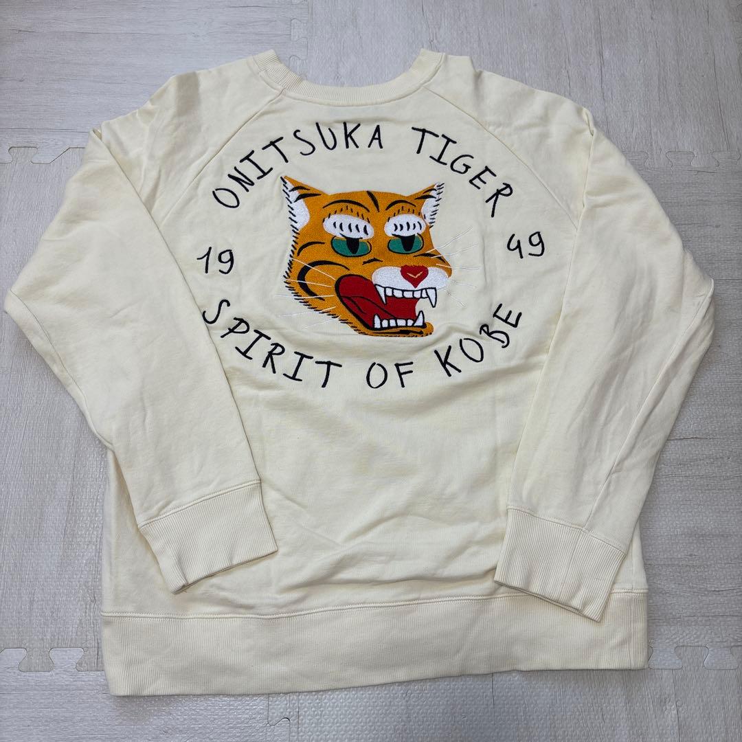 最終お値下げ❗️早い者勝ち❗️オニツカタイガー 刺繍 トレーナー Sサイズ