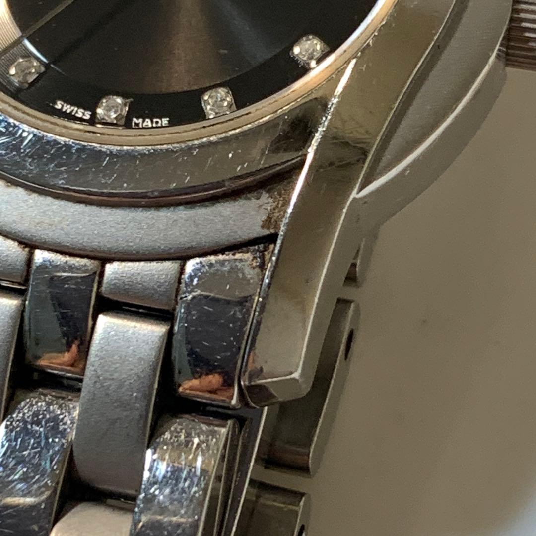 GUCCI ダイヤ腕時計　5500 動作確認済み　M70912-7