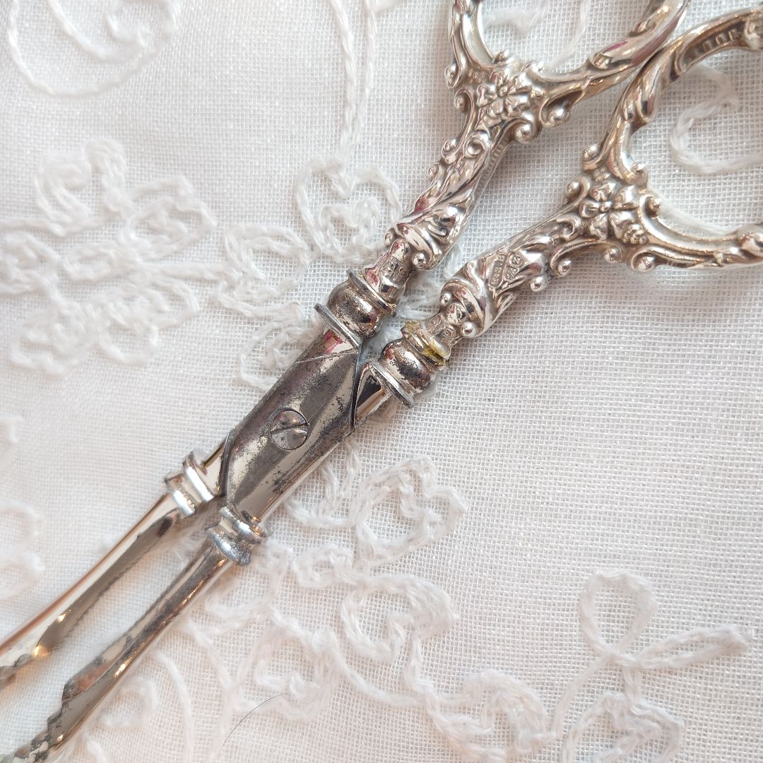 イギリス　アンティーク　シュガートング　アイストング　シュガーニップス