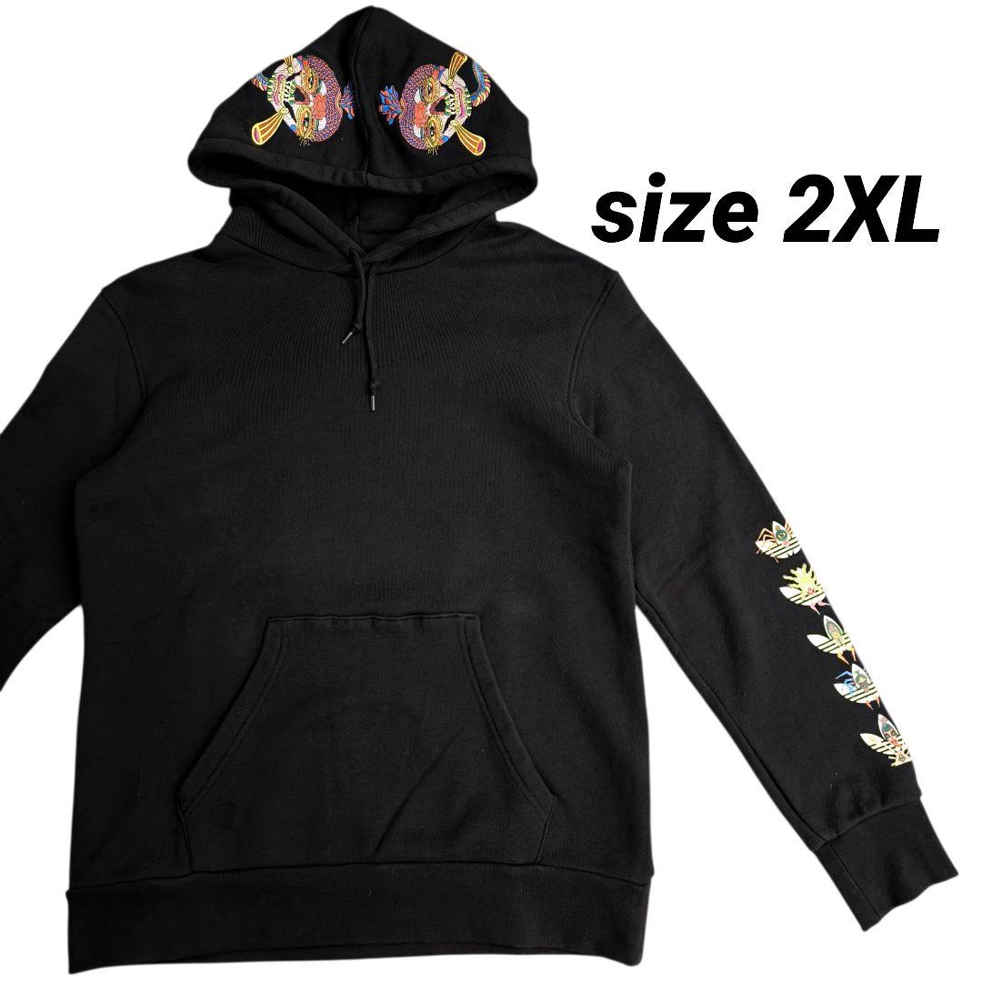 アディダス TANAAMI HERO HOODIE 田名網敬一 2XL 黒
