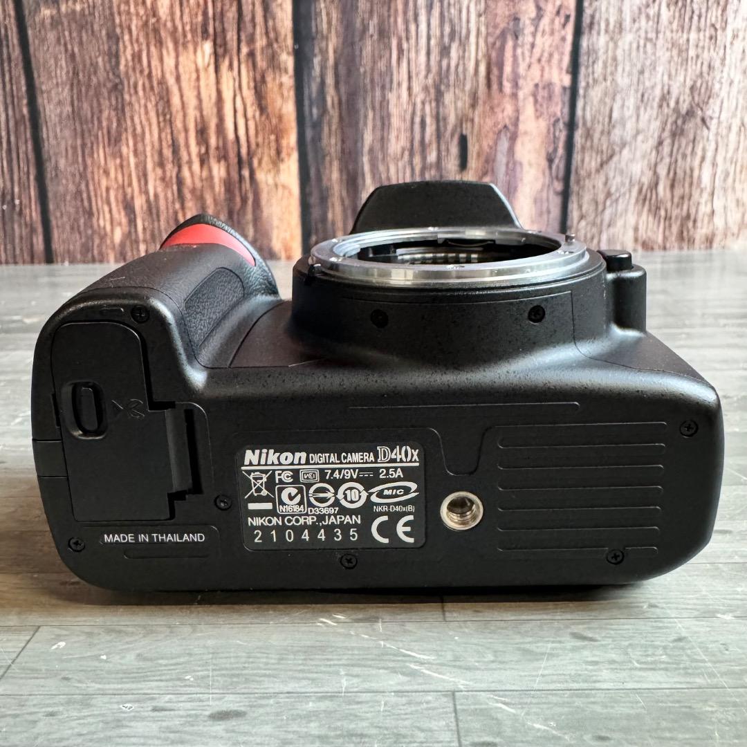 Nikon ニコン 一眼レフカメラ D40X ED18-55㎜レンズ付 デジカメ