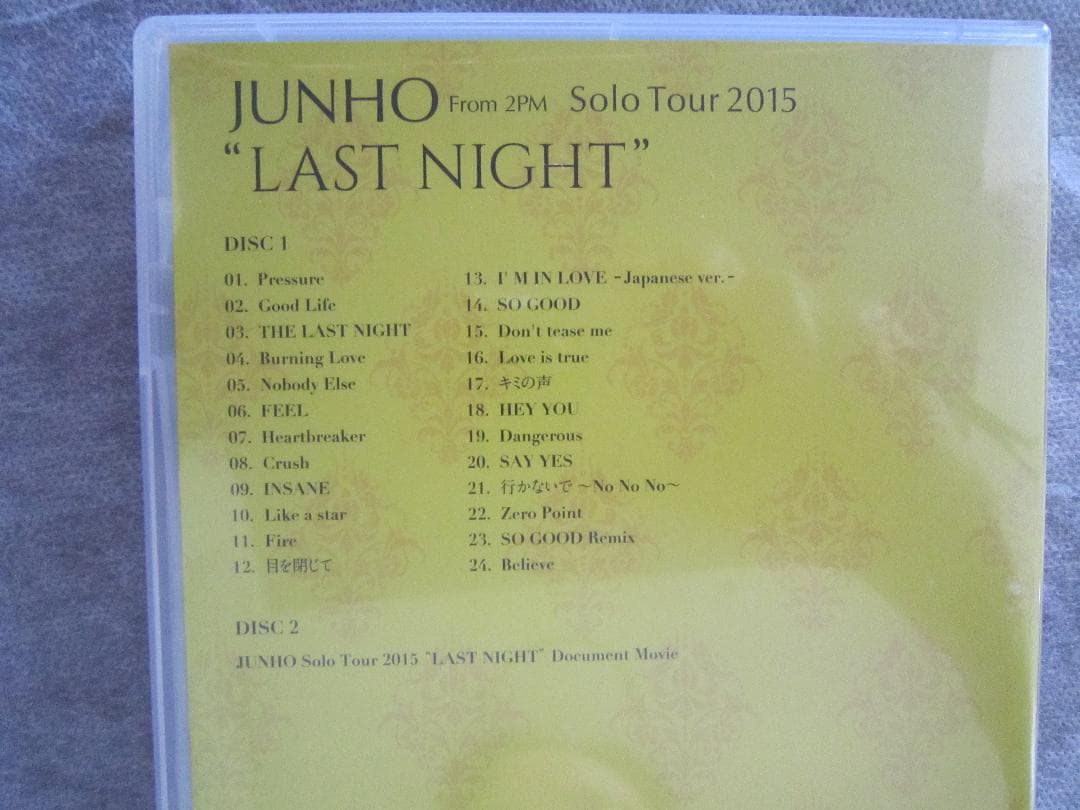 「専用ページ」ジュノ DVD \" LAST NIGHT \" 初回生産限定盤