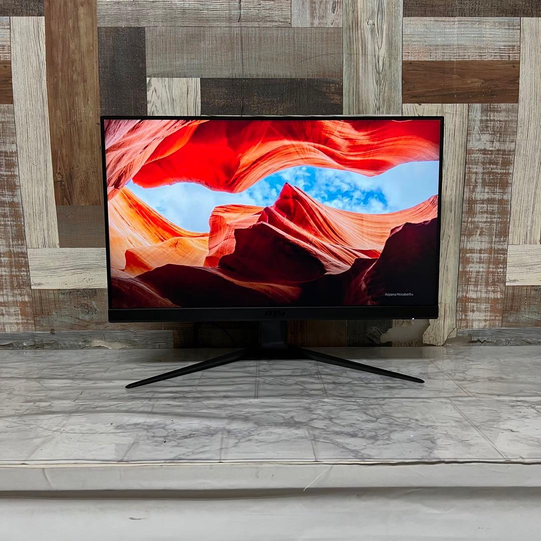 即日受渡❣️全国送料込3年前購入msi24型フルHDゲーミングモニター144Hz