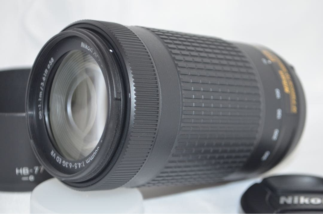 新品級　Nikon AF-P 70-300mm F4.5-6.3G☆超望遠レンズ