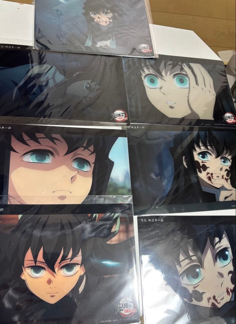 鬼滅の刃⭐️無一郎 ビッククリアカード7枚セット＋おまけ