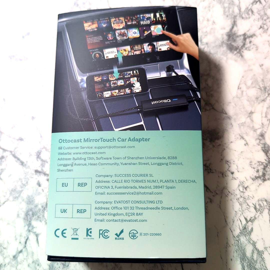【Ryuji】Ottocast MirrorTouch 車載アダプター