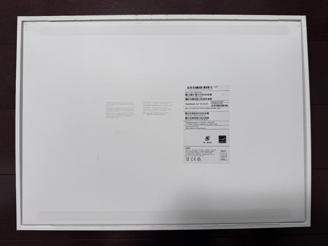 【との】MacBook Air 15.3インチ 16GB 512GB