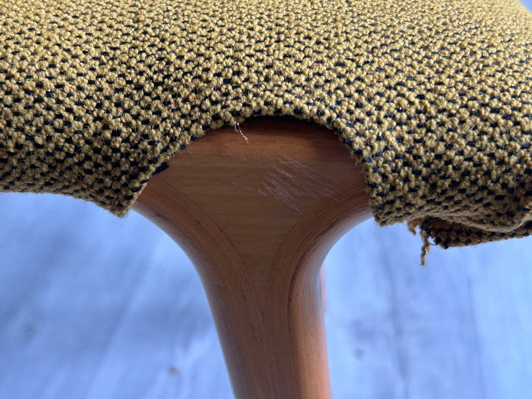 座面　リメイク　天童木工　TENDO 尾州生地　ツイード生地　インパラチェア