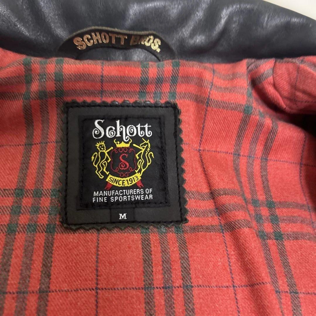 【美品】Schott トラッカー シングルライダース カウハイド 3101022