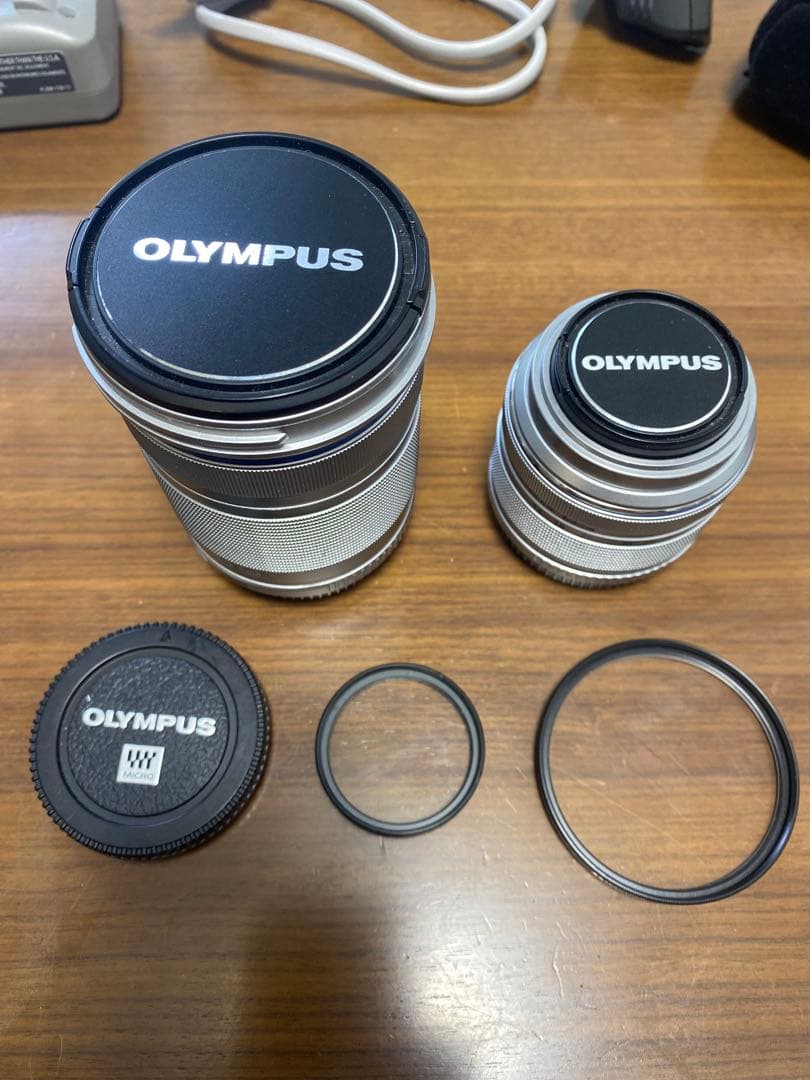 OLYMPUS E-PL6 ホワイト ダブルレンズ 付属品多数