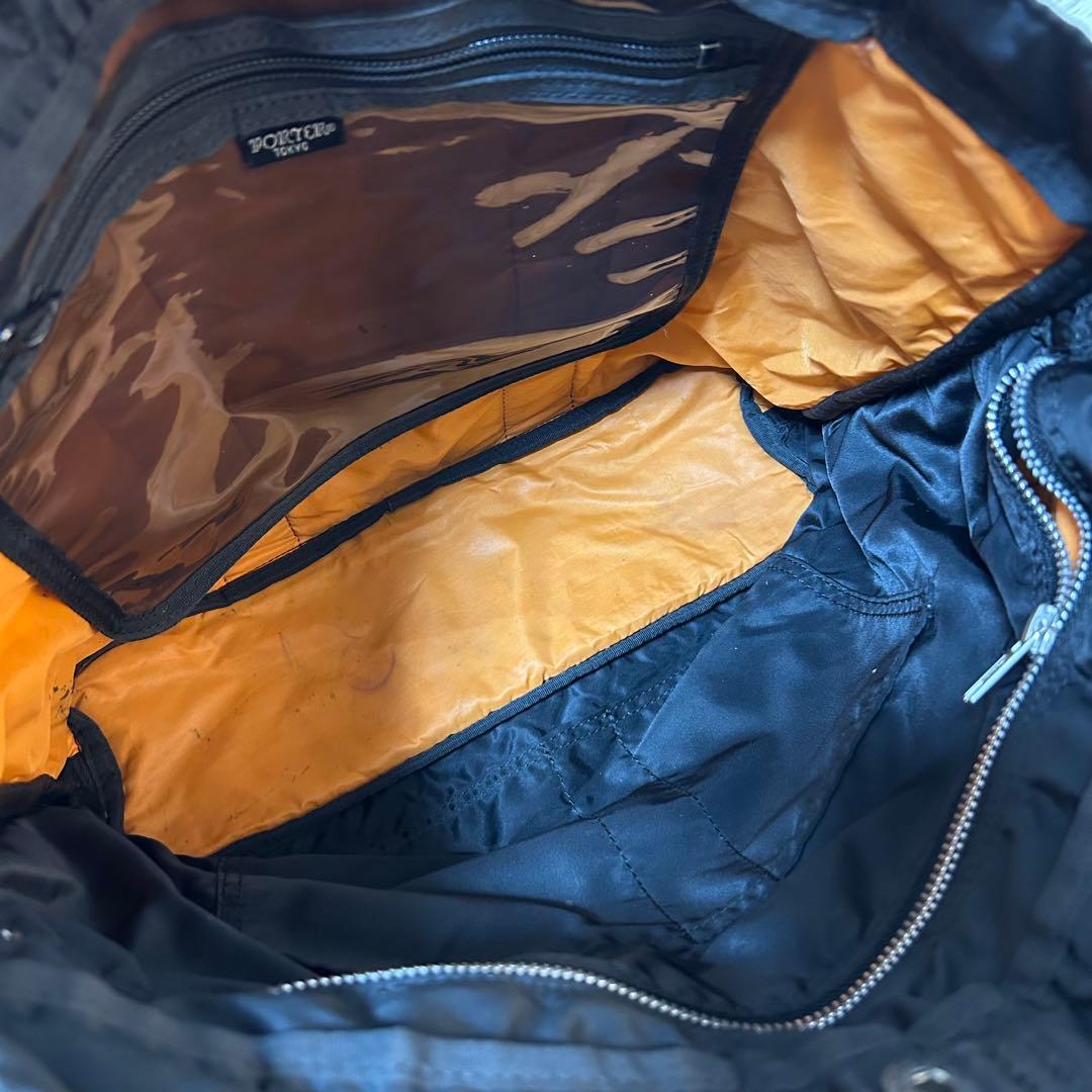 【美品✨人気/タンカー/A4】ポーター　トートバッグ　ビジネス　黒　通勤　肩掛可