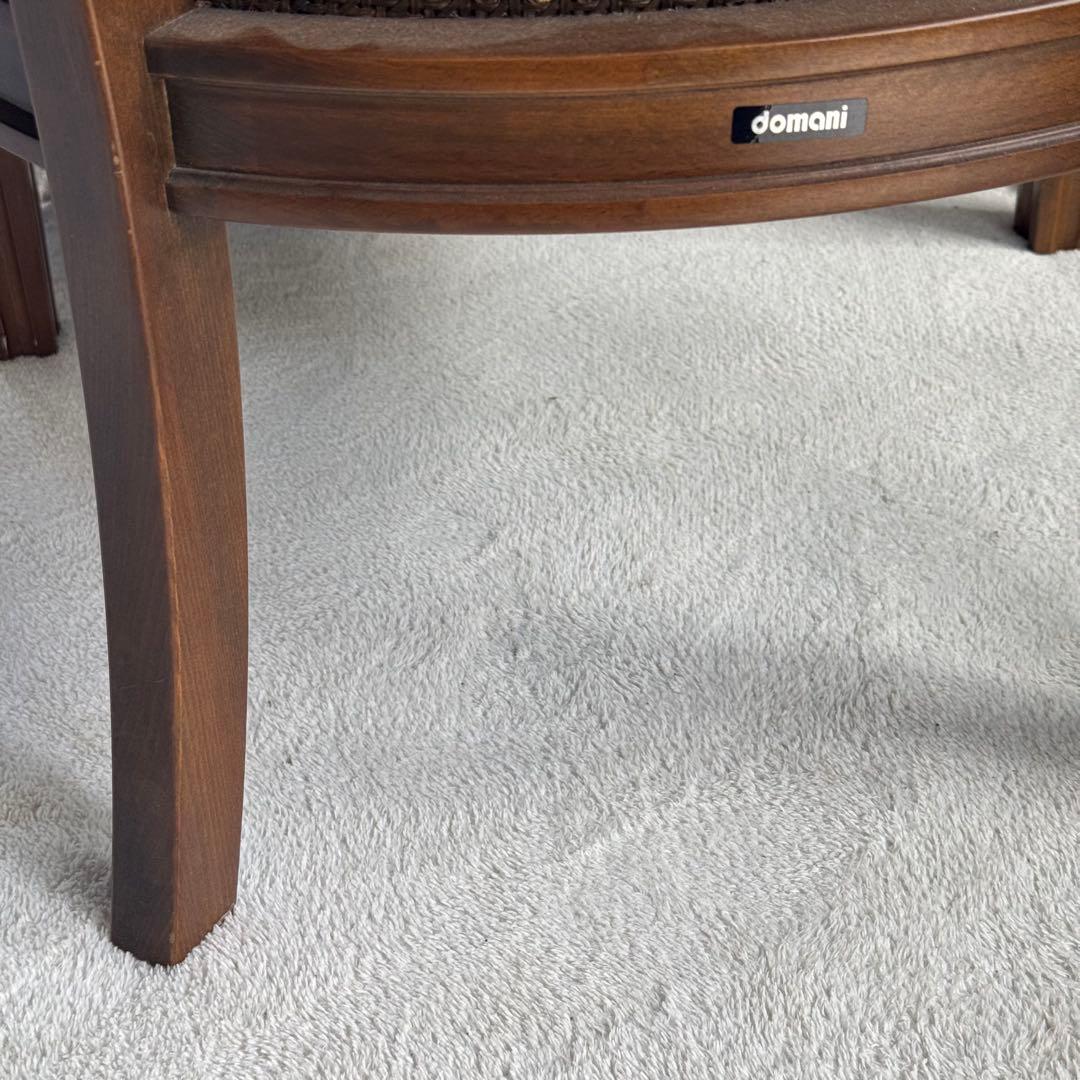 美品★最高級アームチェア★カリモクdomani/ドマーニ 4脚セット　椅子　④