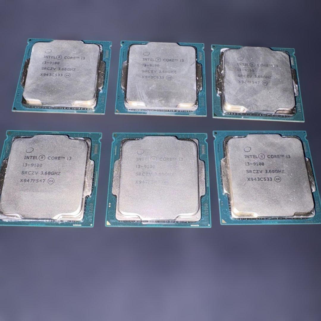 Intel Core i3-9100 6個セット