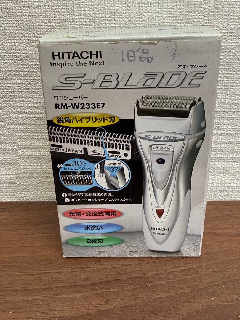【送料込み】HITACHI 電気シェーバー　RM-W233E7 エスブレード