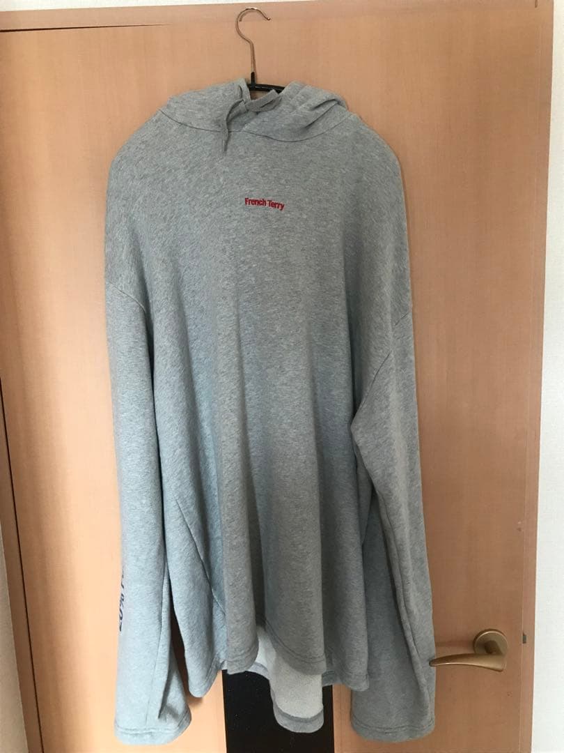 VETEMENTS french terryパーカー