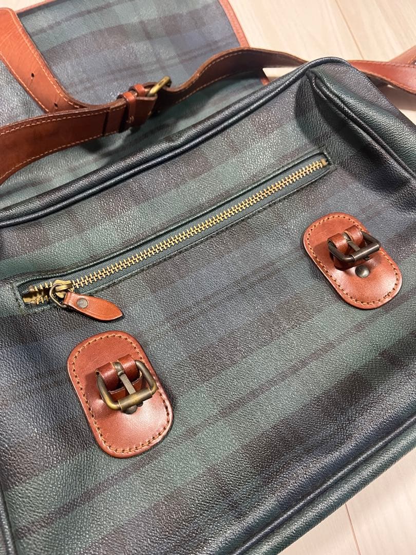 polo ralph lauren messenger bag ブラックウォッチ