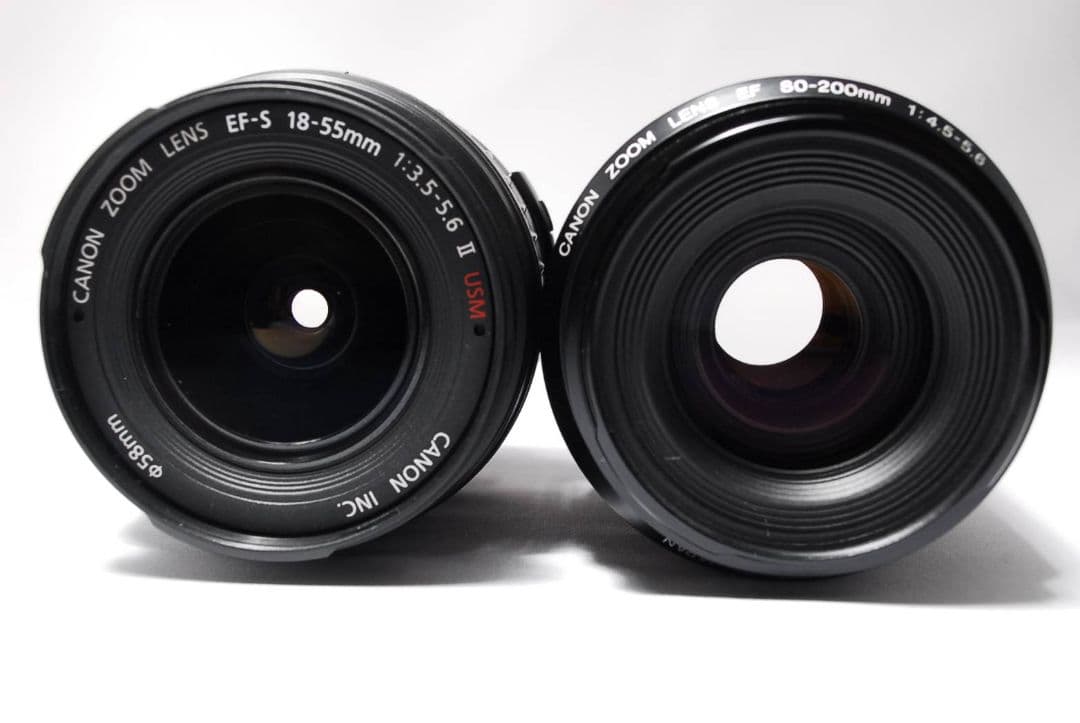 ♥Wレンズデビューセット♥Canon Kiss X2♥標準＋望遠♥すぐ撮影OK